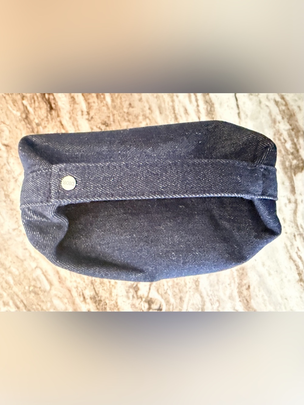 Dior Dark Denim Pouch w Silver Hardware NEW in Box/SEALED in Plastic Bag GWP - Picture 7 of 15